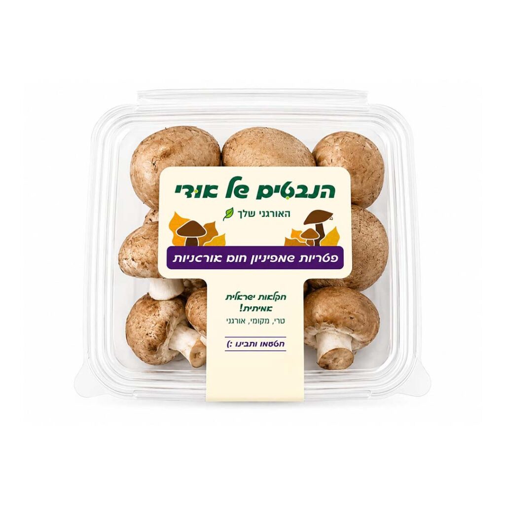 פטריות שמפניון אורגניות | הנבטים של אודי